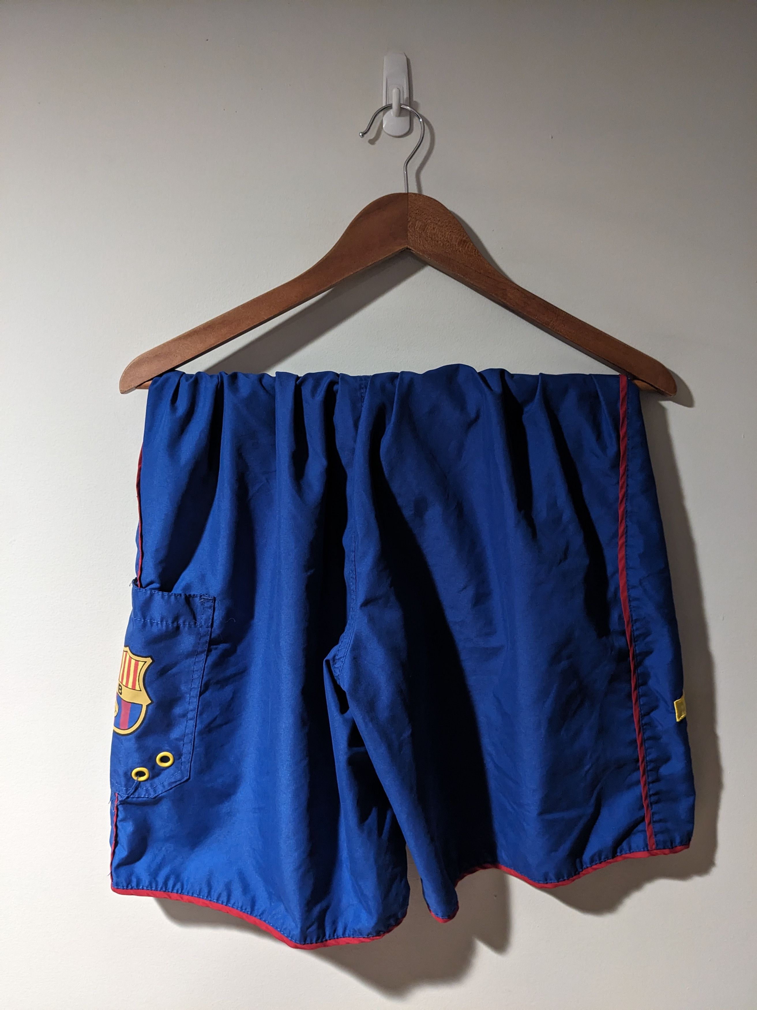 Vintage Vintage Messi FCB Barcelona Blue Size 30 Shorts Size US 30 / EU 46 - 5 Thumbnail