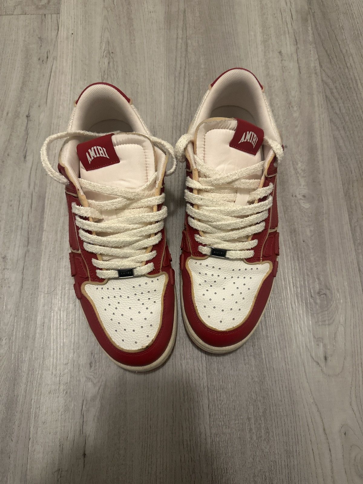 Amiri Amiri collegiate skel panelled Size US 12 / EU 45 - 3 Thumbnail