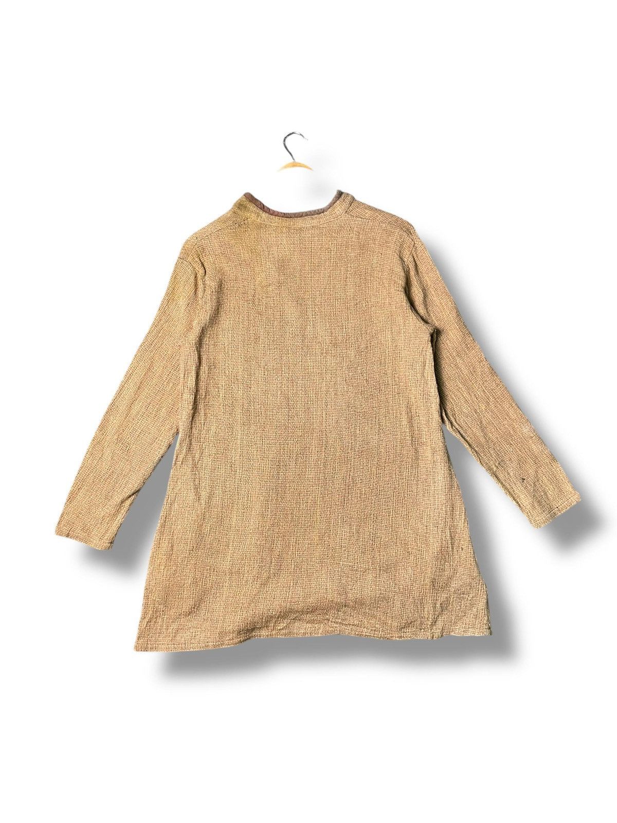 Japanese Brand × Vintage Vintage Amina Linen Blouse (49) Size XS / US 0-2 / IT 36-38 - 2 Thumbnail