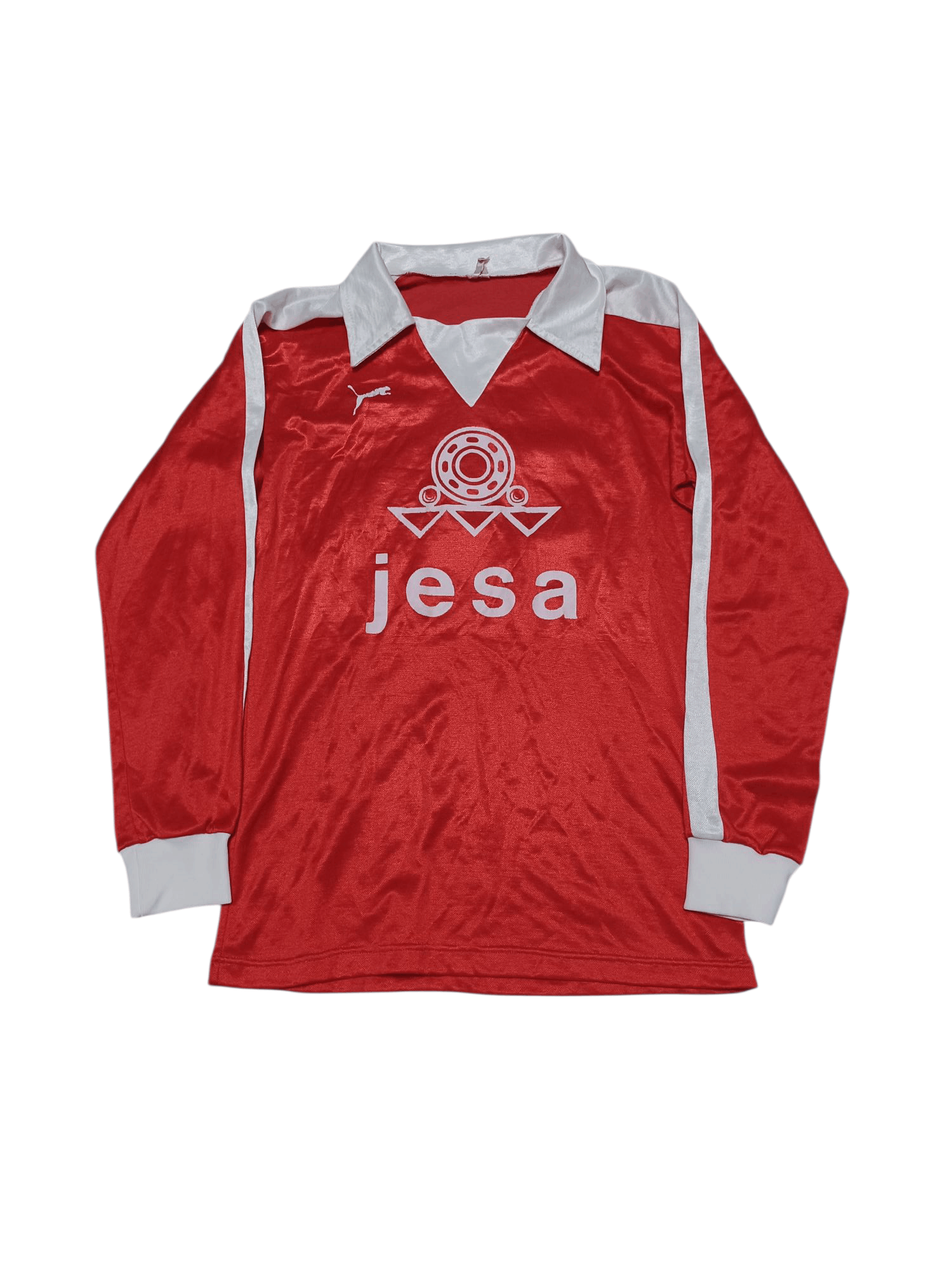 Puma MADE IN WEST GERMANY PUMA LONG SLEEVE JESA SOCCER JERSEY #16 Size US M / EU 48-50 / 2 - 1 Thumbnail