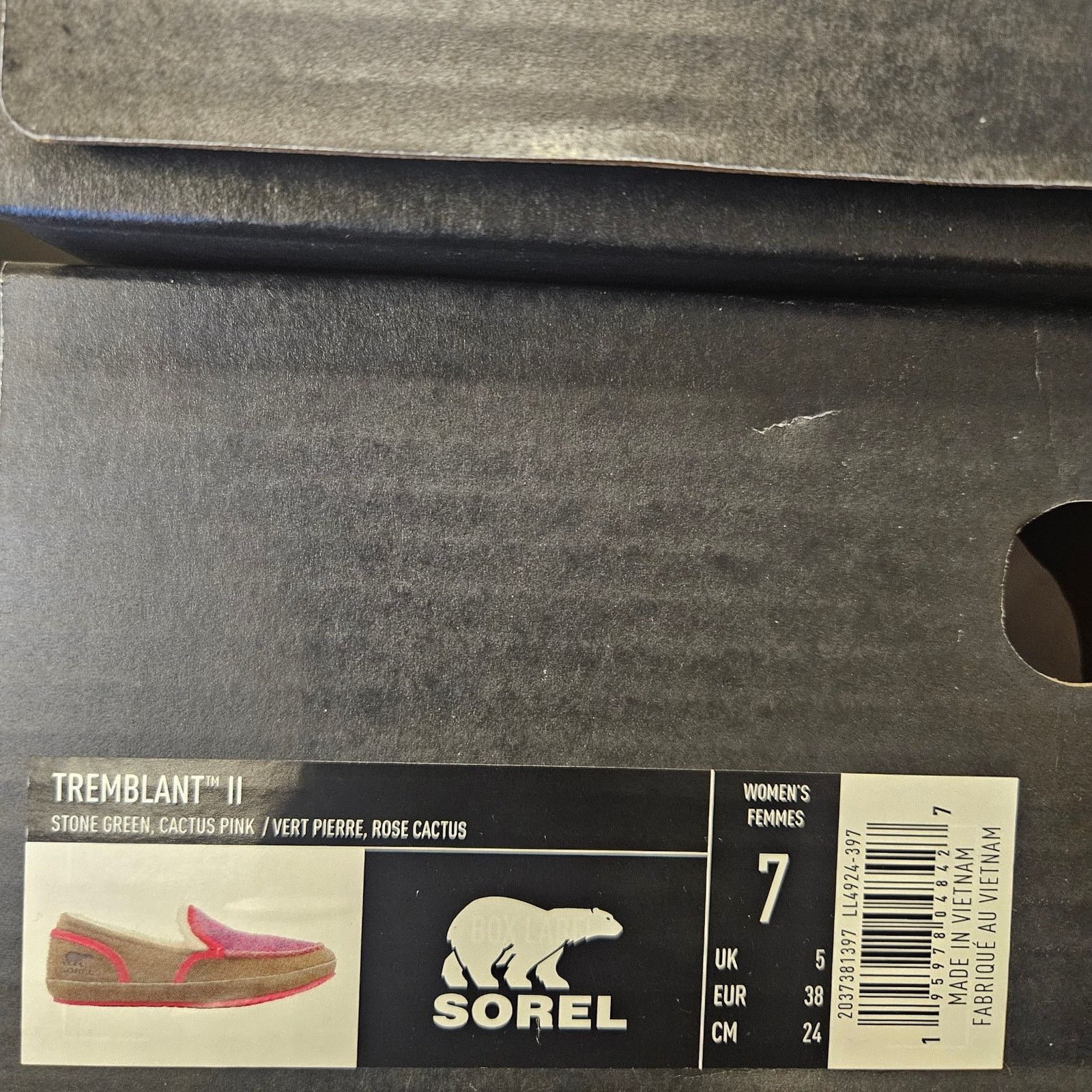 SOREL SOREL WOMEN'S 7 TREMBLANT II MOCASSIN SLIPPERS STONE GREEN Size US 7 / IT 37 - 6 Thumbnail