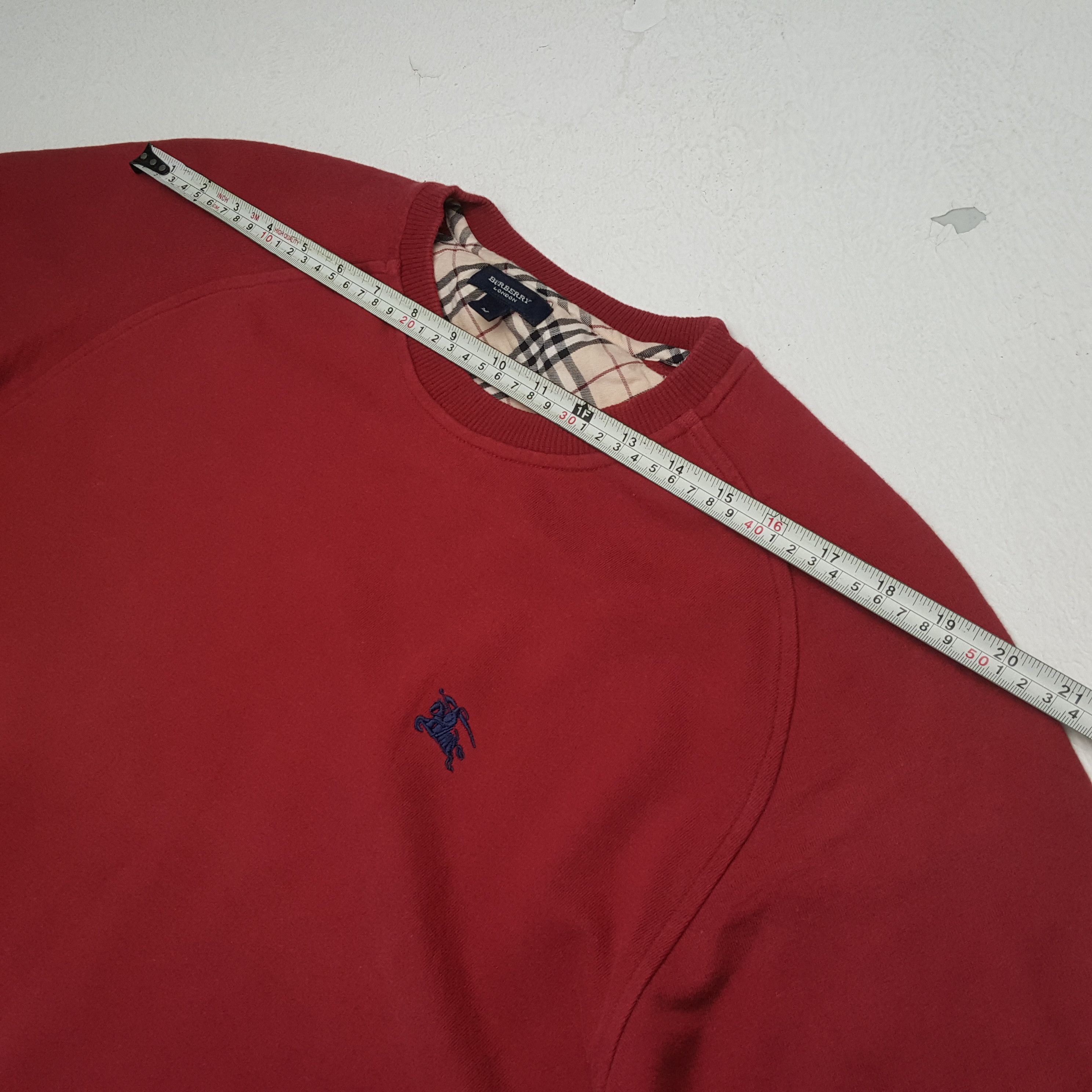Burberry × Vintage BURBERRY LONDON Fashion Brand Custom Art Sweatshirt Size US M / EU 48-50 / 2 - 5 Thumbnail