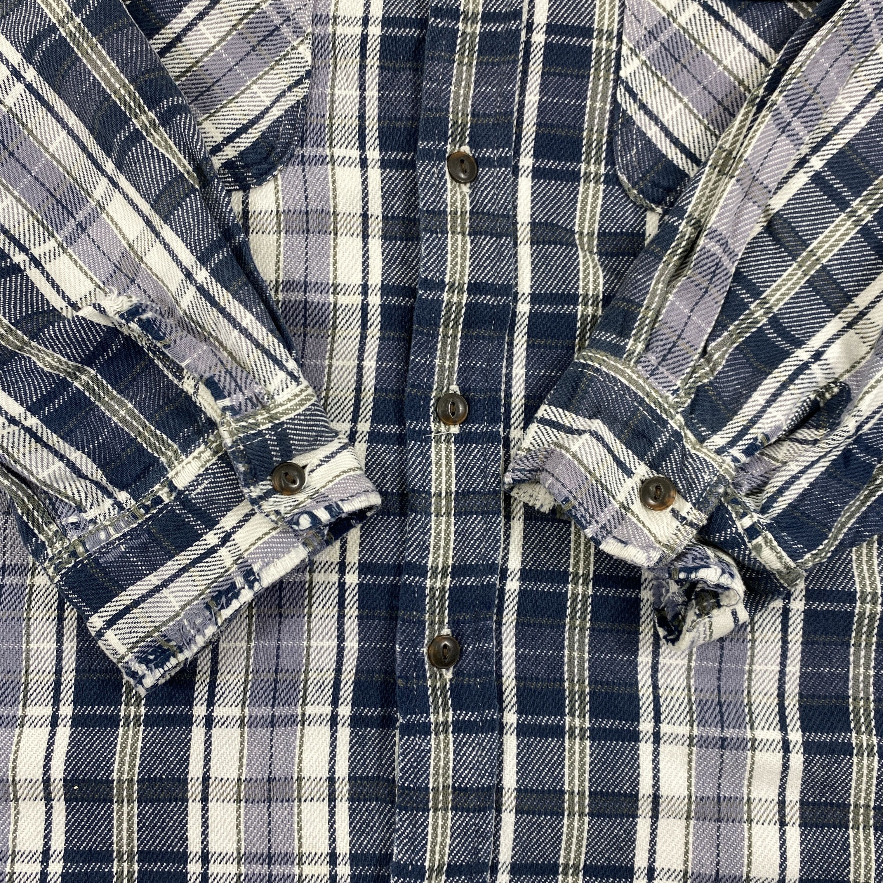 Japanese Brand Vintage Edwin Flannel Button Up - J480 Size US XL / EU 56 / 4 - 9 Thumbnail