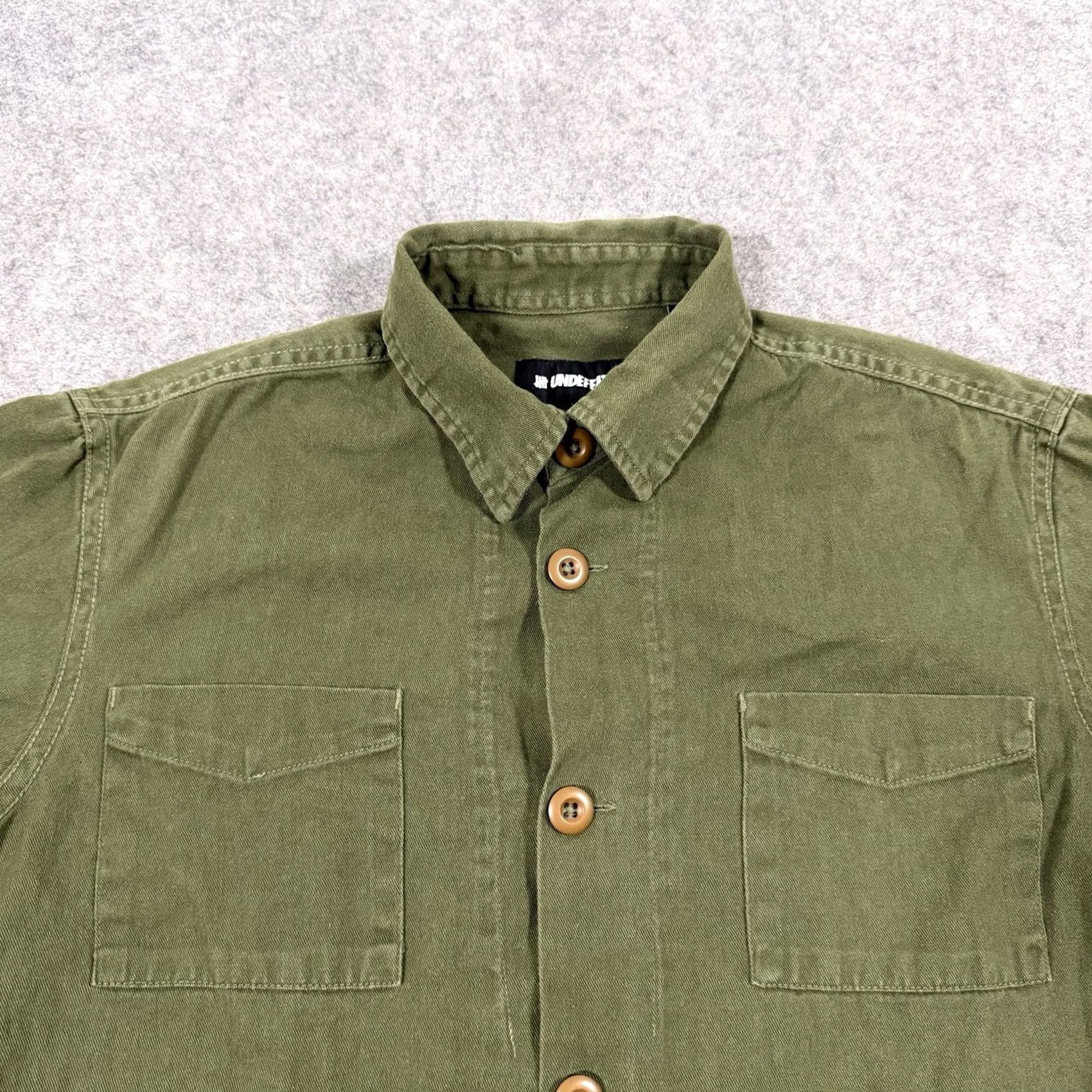 Undefeated Undefeated UNDFTD UNIT BDU Button Shirt Men's Sz Small Olive Green Size US S / EU 44-46 / 1 - 3 Thumbnail
