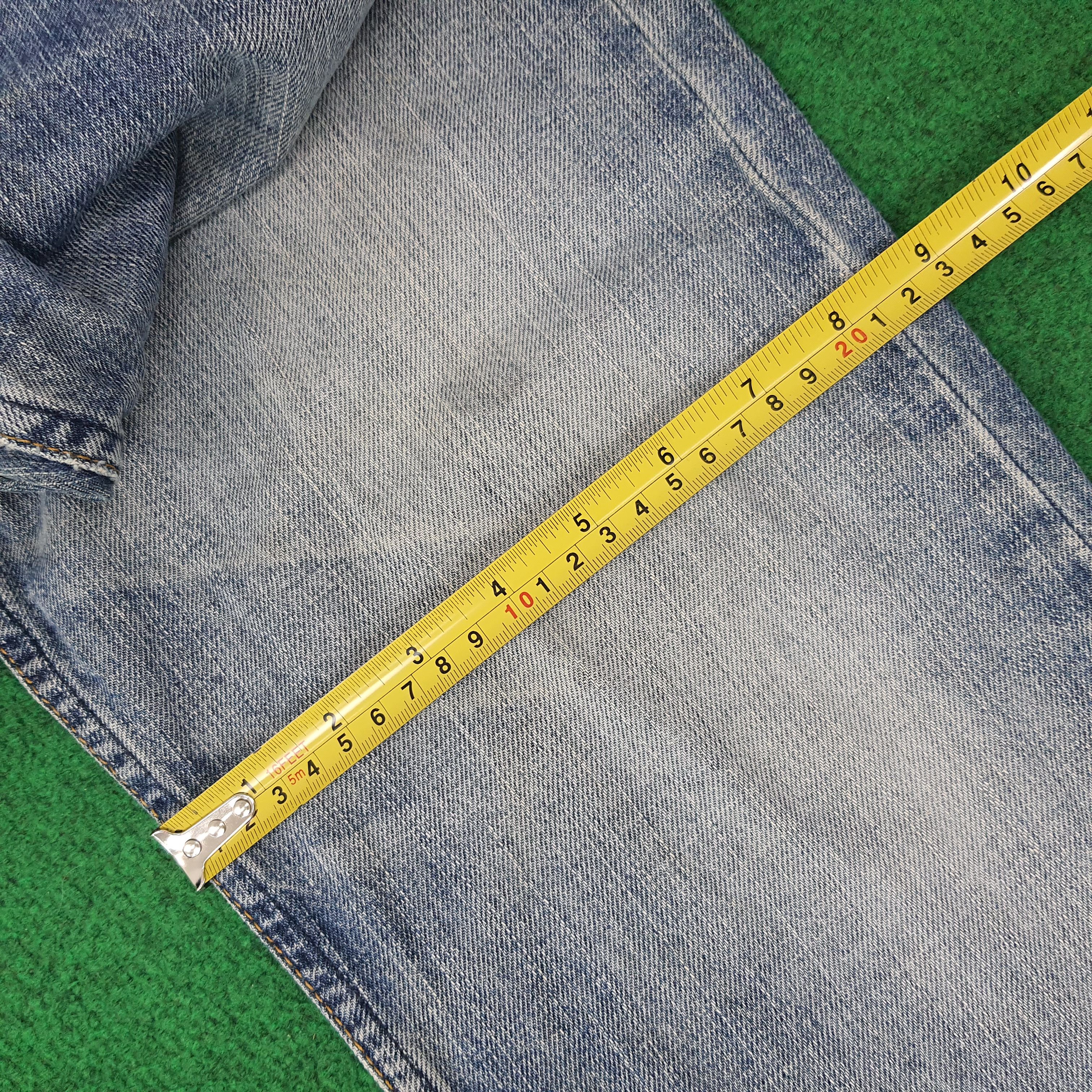 Stussy Vintage Stussy Rough n Rugged Denim Custom Logo Jeans C228N9 Size US 31 - 16 Thumbnail