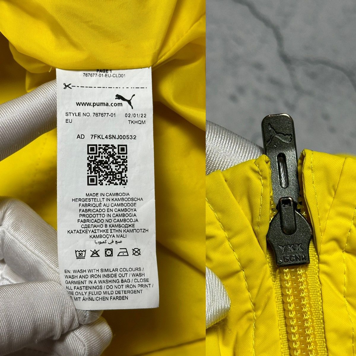 Puma Puma Borussia Dortmund Football Raincell Hooded Jacket Size US S / EU 44-46 / 1 - 17 Thumbnail