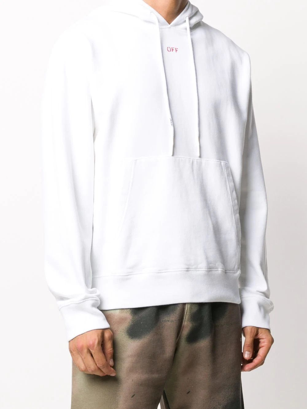 Off-White White and Red Stencil Arrows Logo Hoodie Size US M / EU 48-50 / 2 - 3 Thumbnail