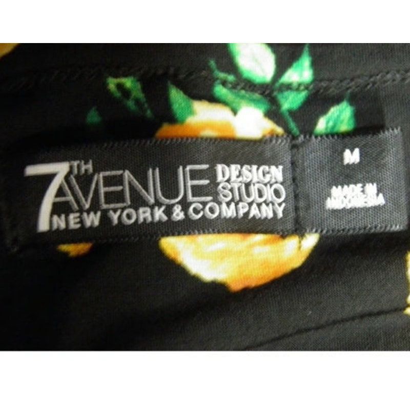 Other New York & Company Womens Medium Yellow Floral Sleeveless Po Size ONE SIZE - 5 Thumbnail