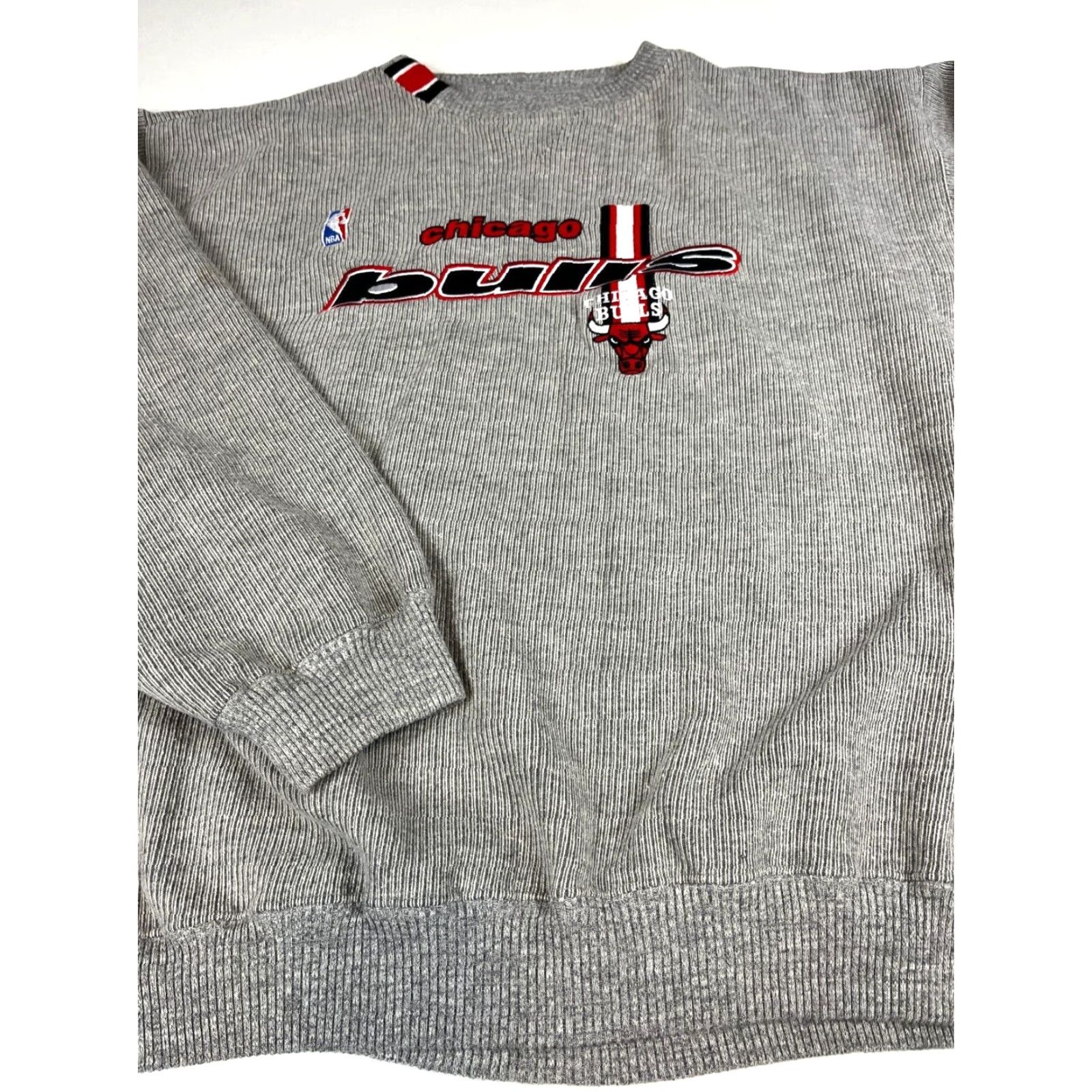 Logo Athletic Logo Athletic Men’s Chicago Bulls Sweatshirt Crewneck 2XL Gray Embroidered NBA Vintage 90s Sports Mens Size US XXL / EU 58 / 5 - 4 Thumbnail