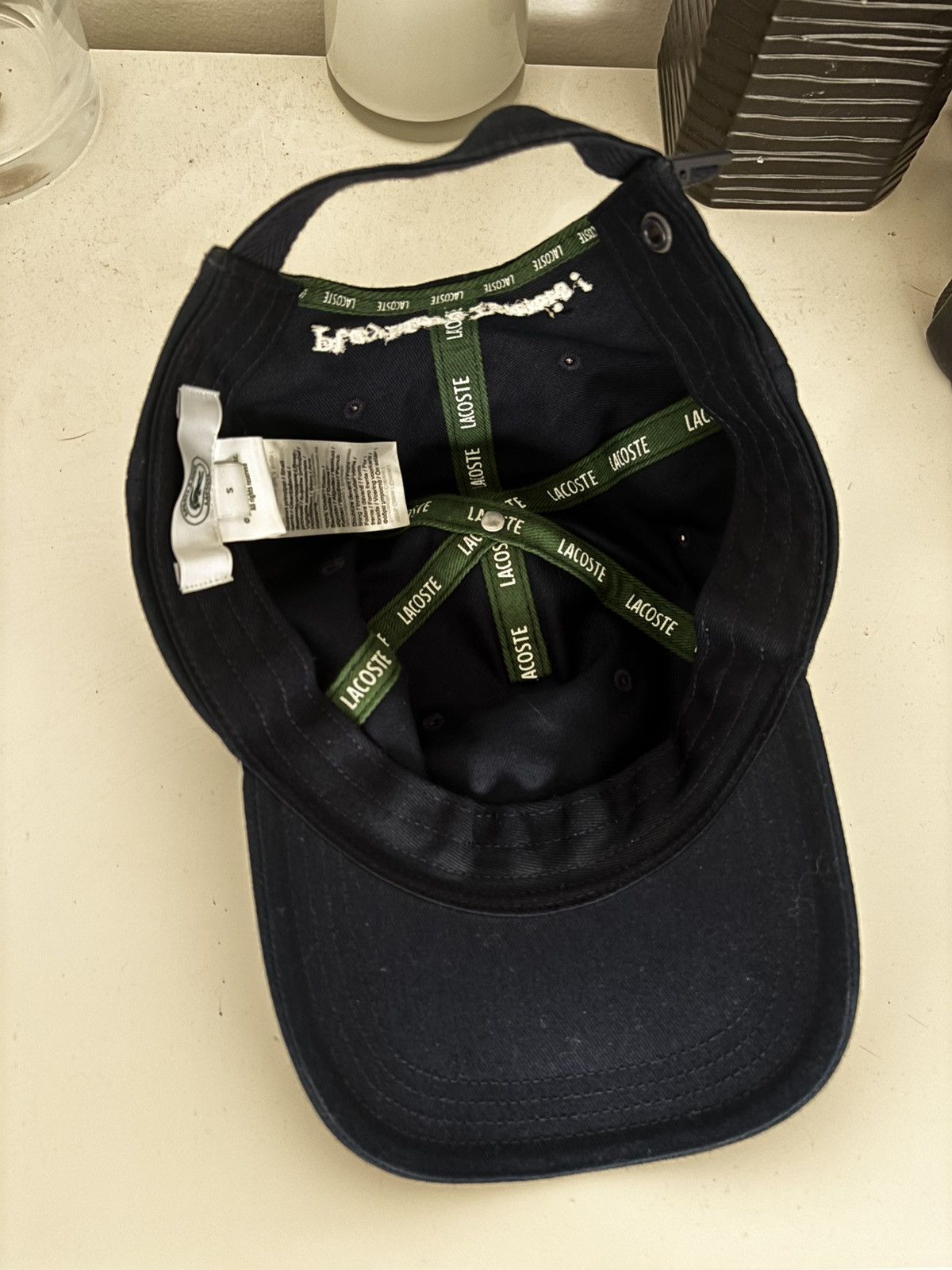 Sporty & Rich Sporty & Rich x Lacoste collab Navy Cap Size ONE SIZE - 3 Thumbnail