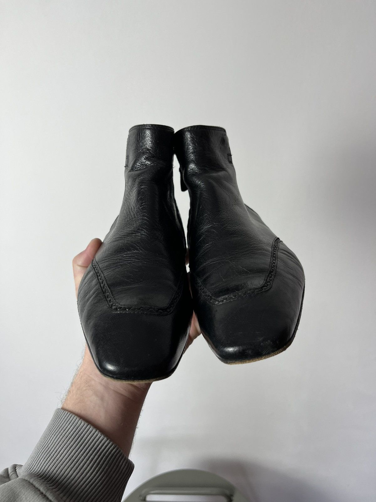 Bottega Veneta Bottega Veneta Leather Side-Zip Boots 42.5 EU / 9.5 US Size US 9.5 / EU 42-43 - 9 Thumbnail