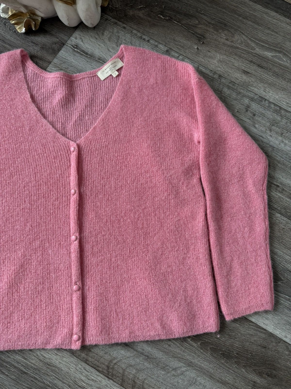 Sezane LA MAILLE SEZANE PARIS WOOMENS CARDIGAN WOOL SWEATERS LUXURY Size S / US 4 / IT 40 - 4 Thumbnail