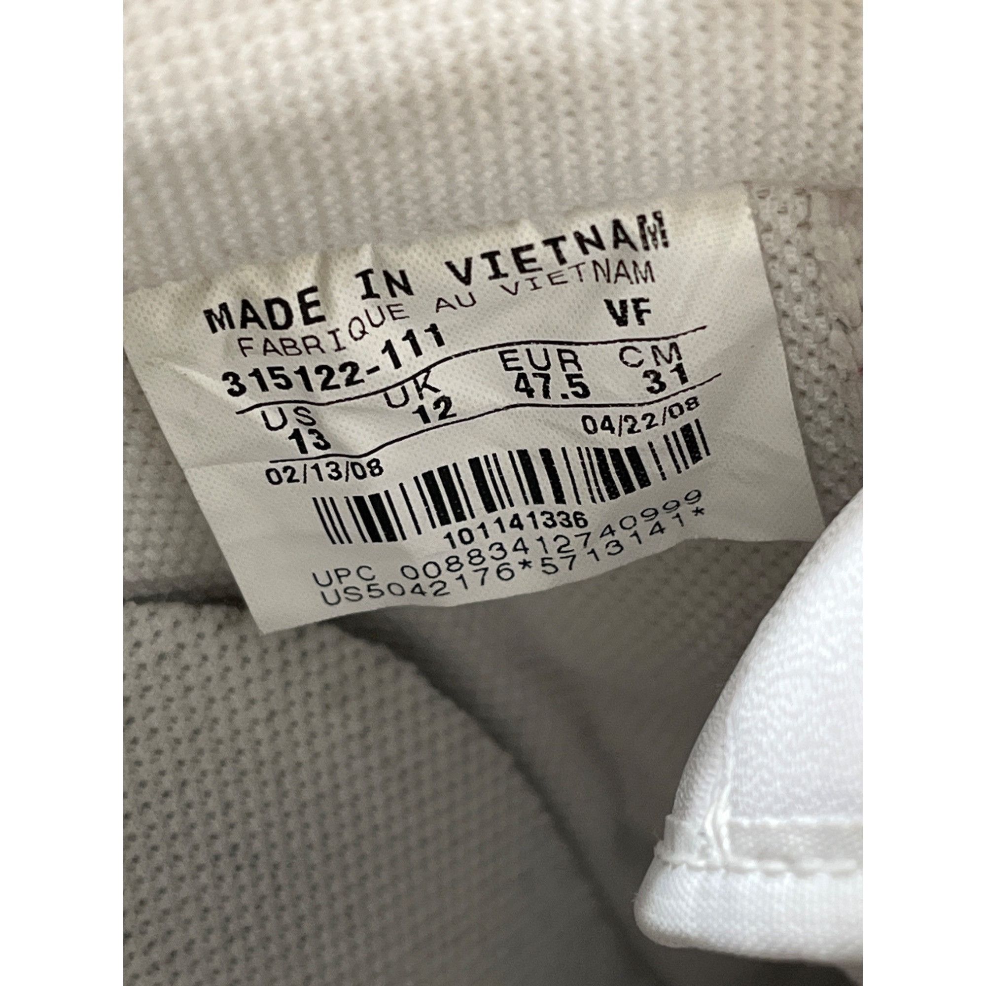 Nike Nike Air Force 1 82 Mens White Low Top Sneakers Size 13 SKU Size US 13 / EU 46 - 7 Thumbnail