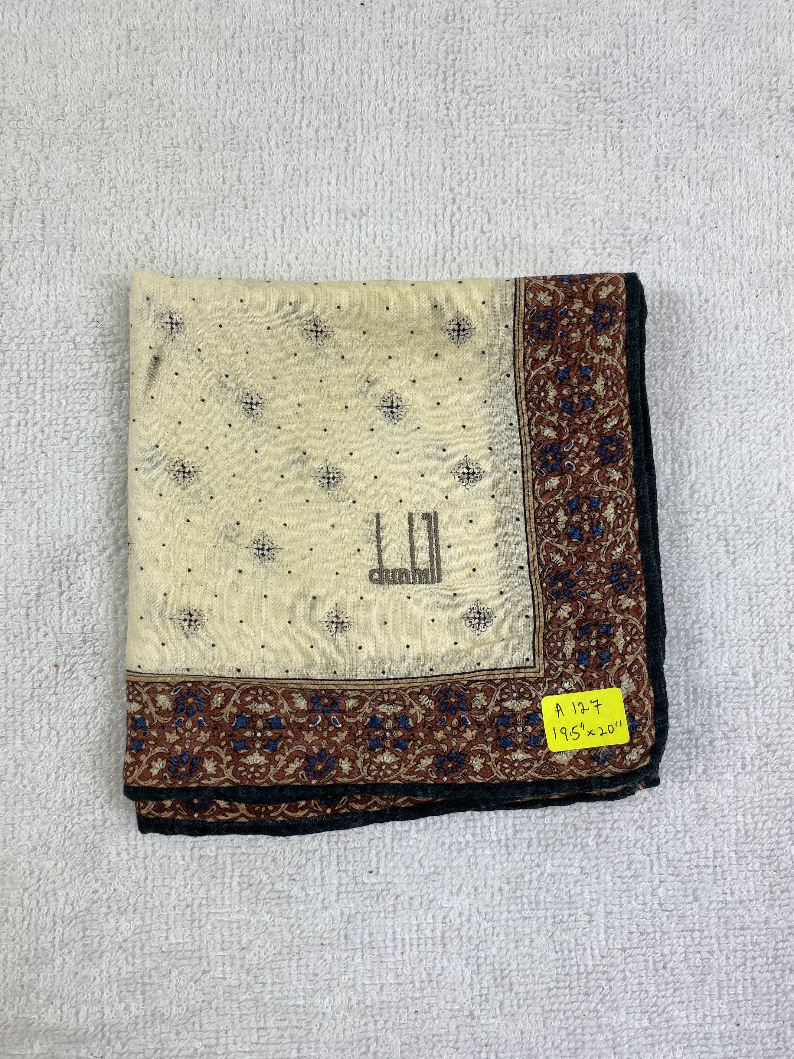 Alfred Dunhill × Vintage Alfred Dunhill Handkerchief / Bandana / Neckerchief Size ONE SIZE - 7 Thumbnail