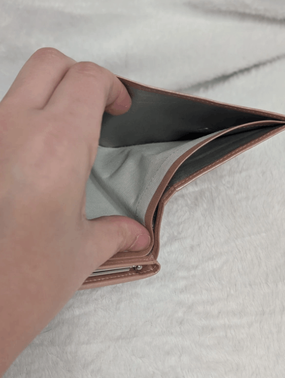 Givenchy Authentic Givenchy Metallic Pearl Pink Leather Wallet Size ONE SIZE - 10 Thumbnail