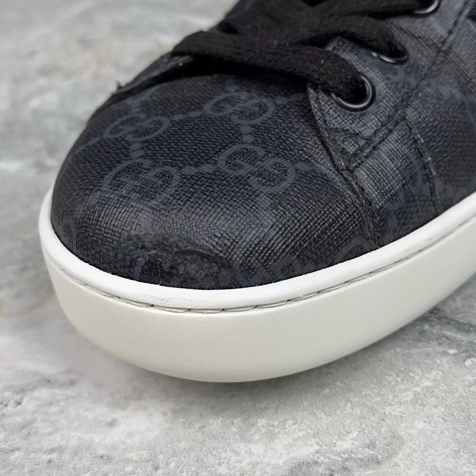 Gucci Gucci Ace Web GG Monogram Supreme Sneakers Leather Size US 7.5 / EU 40-41 - 7 Thumbnail