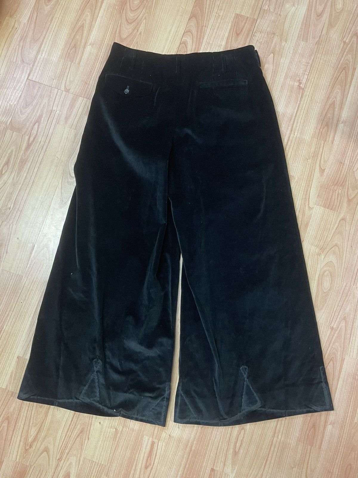 Comme des Garcons Homme Plus Cdg comme des garcons homme wide cord pants black pj-poo5 Size US 32 / EU 48 - 3 Thumbnail