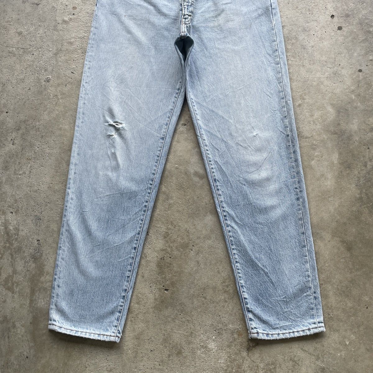 Japanese Brand Vintage Japanese Denim Wash Faded Jeans Distressed Pants W31 Size US 31 - 4 Thumbnail