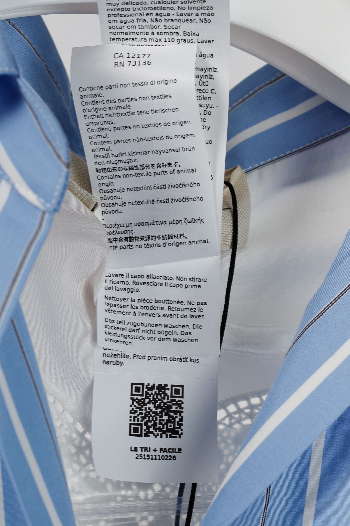 Weekend Max Mara Weekend Max Mara Nadar Striped Embroidered Cotton Shirt Size S / US 4 / IT 40 - 13 Thumbnail
