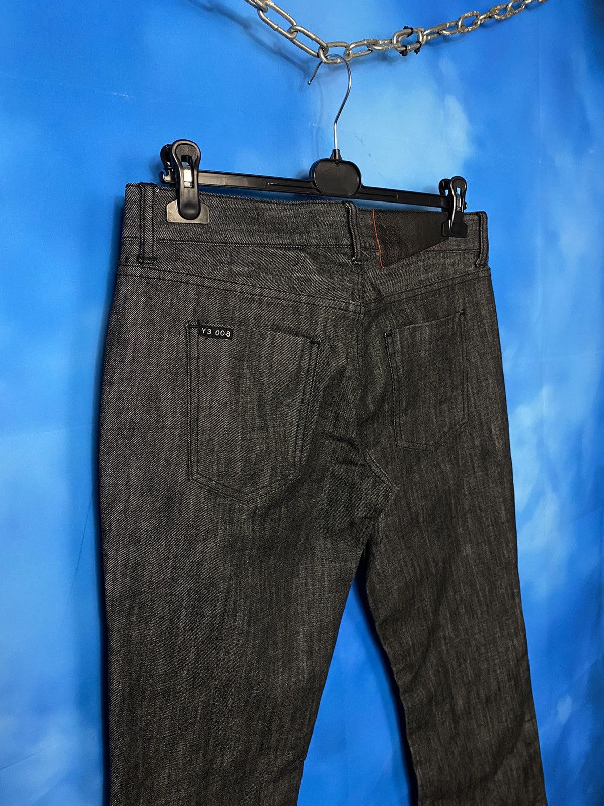 Yohji Yamamoto 🔥 Adidas x Yohji Yamamoto vintage denim pants Size 29" - 3 Thumbnail