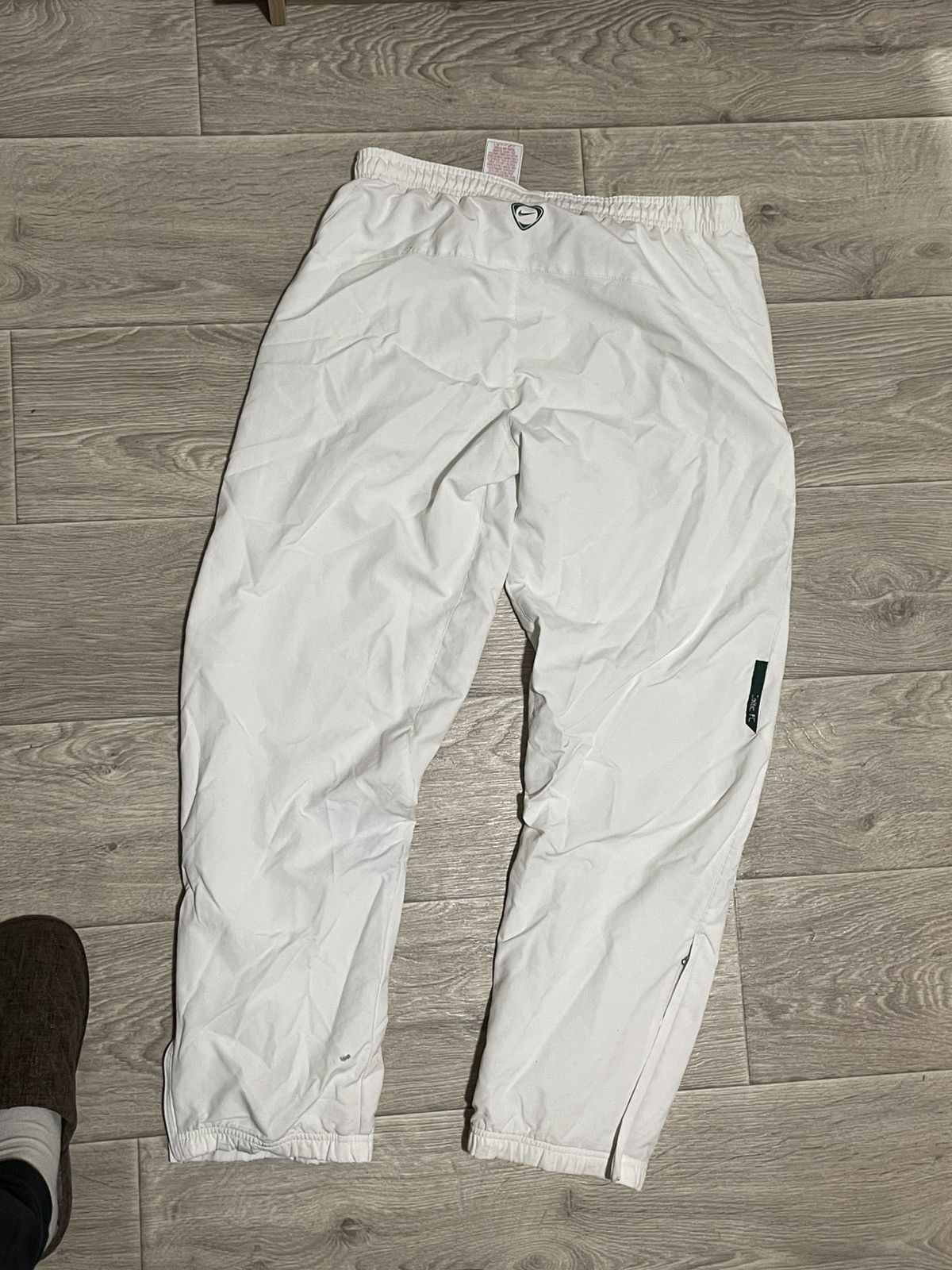 Nike × Vintage Nike Celtic Vintage White Track Pants Drill Swoosh Size US 32 / EU 48 - 3 Thumbnail