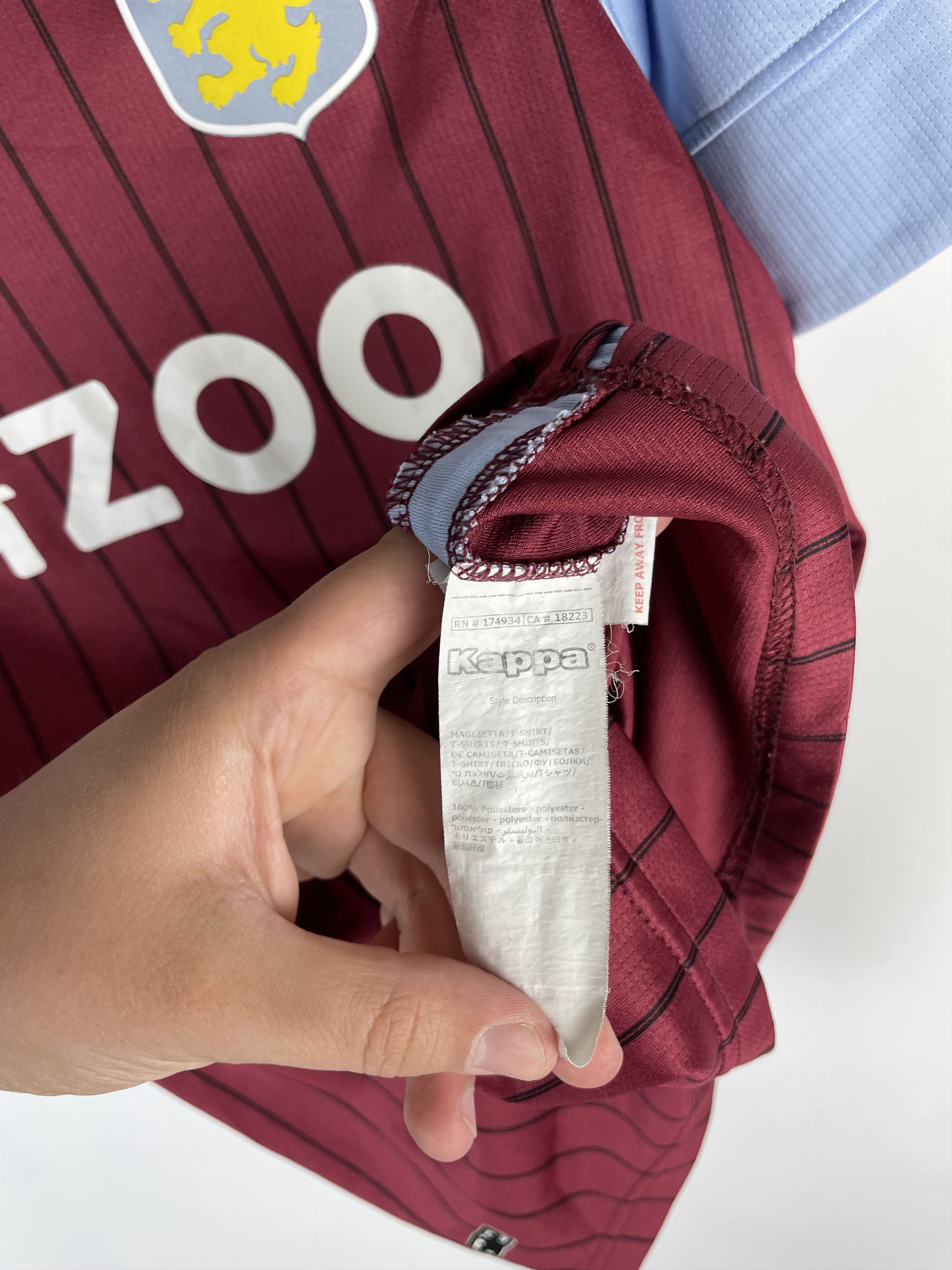Kappa Vintage Kappa Aston Villa Soccer Jersey Size US M / EU 48-50 / 2 - 8 Thumbnail