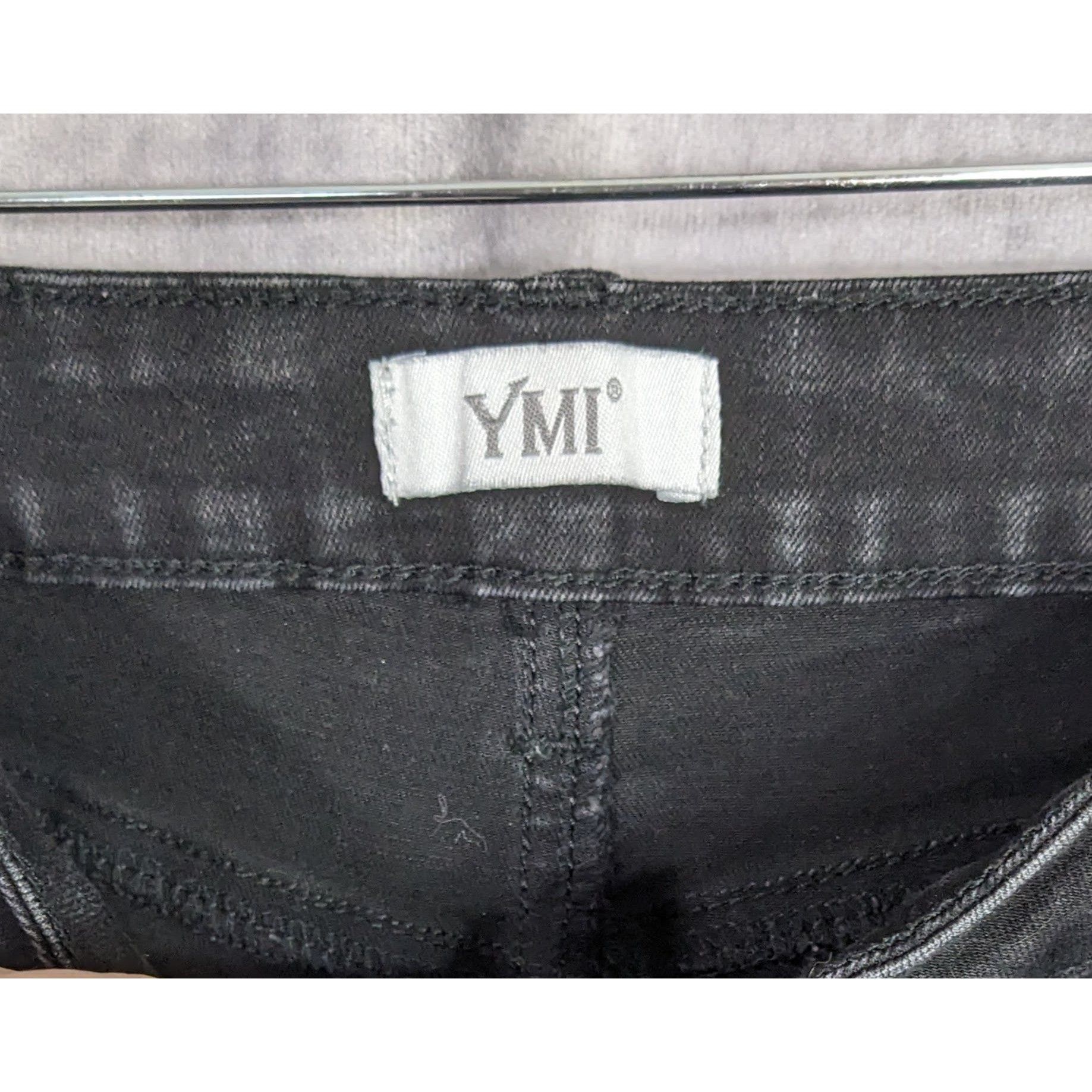 Other Upcycled 21 Pilots Hand-Painted YMI Black Flare Jeans With 2 Size 28" / US 6 / IT 42 - 5 Thumbnail