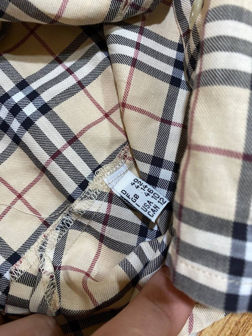 Burberry Burberry Vintage Nova Check Shirt Button Up Distressed Size L / US 10 / IT 46 - 5 Thumbnail