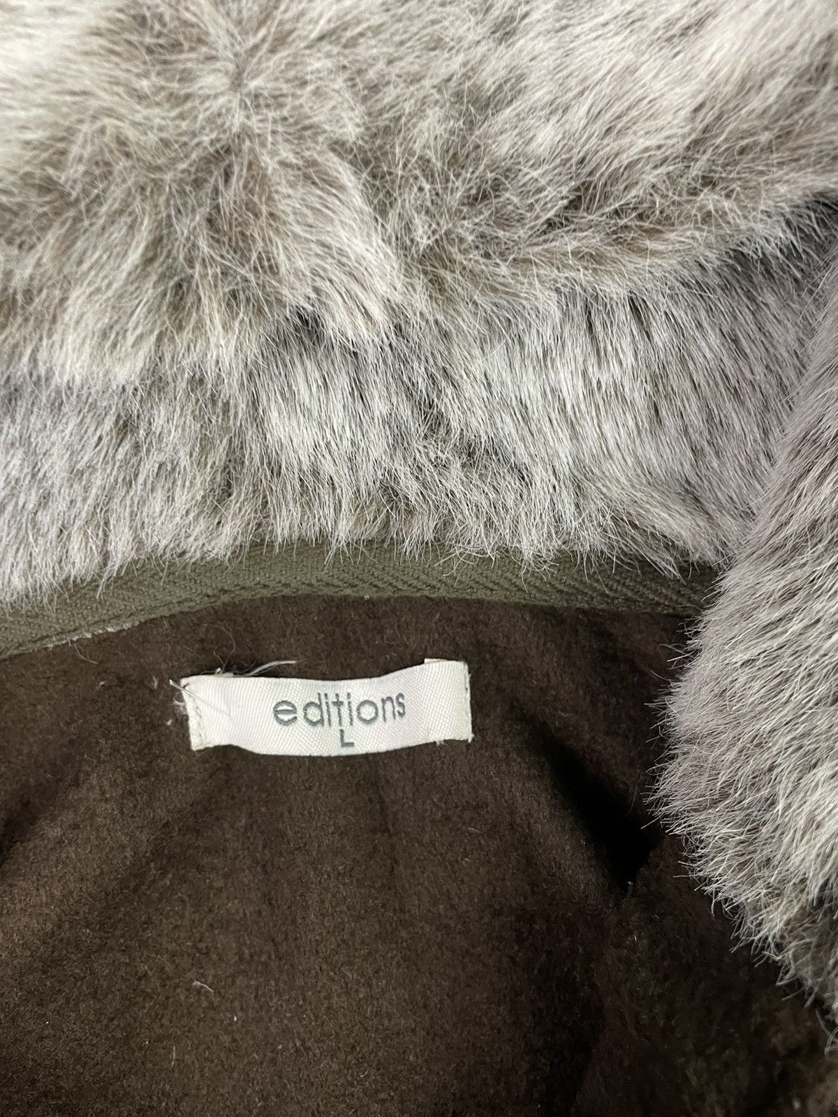 If Six Was Nine × Le Grande Bleu (L.G.B.) × Vintage VINTAGE Y2K AVANT GARDE IF SIX WAS NINE STYLE FUR HOODIE Size L / US 10 / IT 46 - 4 Thumbnail