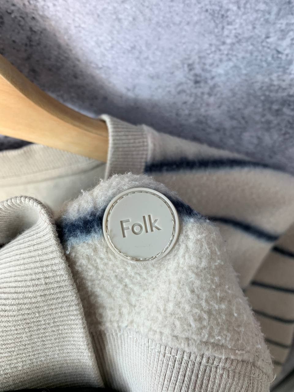 Folk Folk Striped Sweater Crew Neck Pullover Jumper LS Sweatshirt Size US L / EU 52-54 / 3 - 5 Thumbnail
