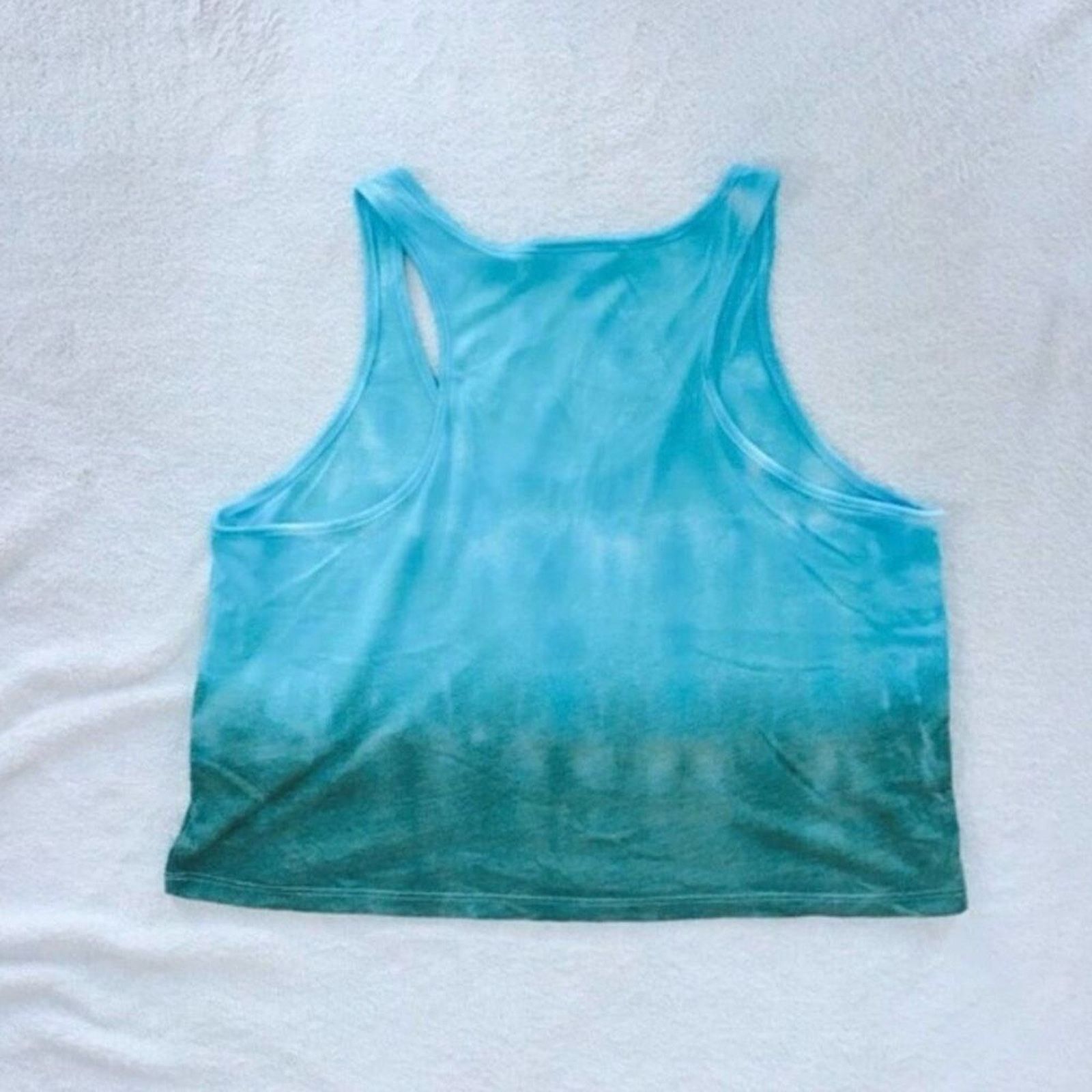 Forever 21 Forever 21 Blue & Green Tie-Dye Tank Top | Sz S Size S / US 4 / IT 40 - 4 Thumbnail