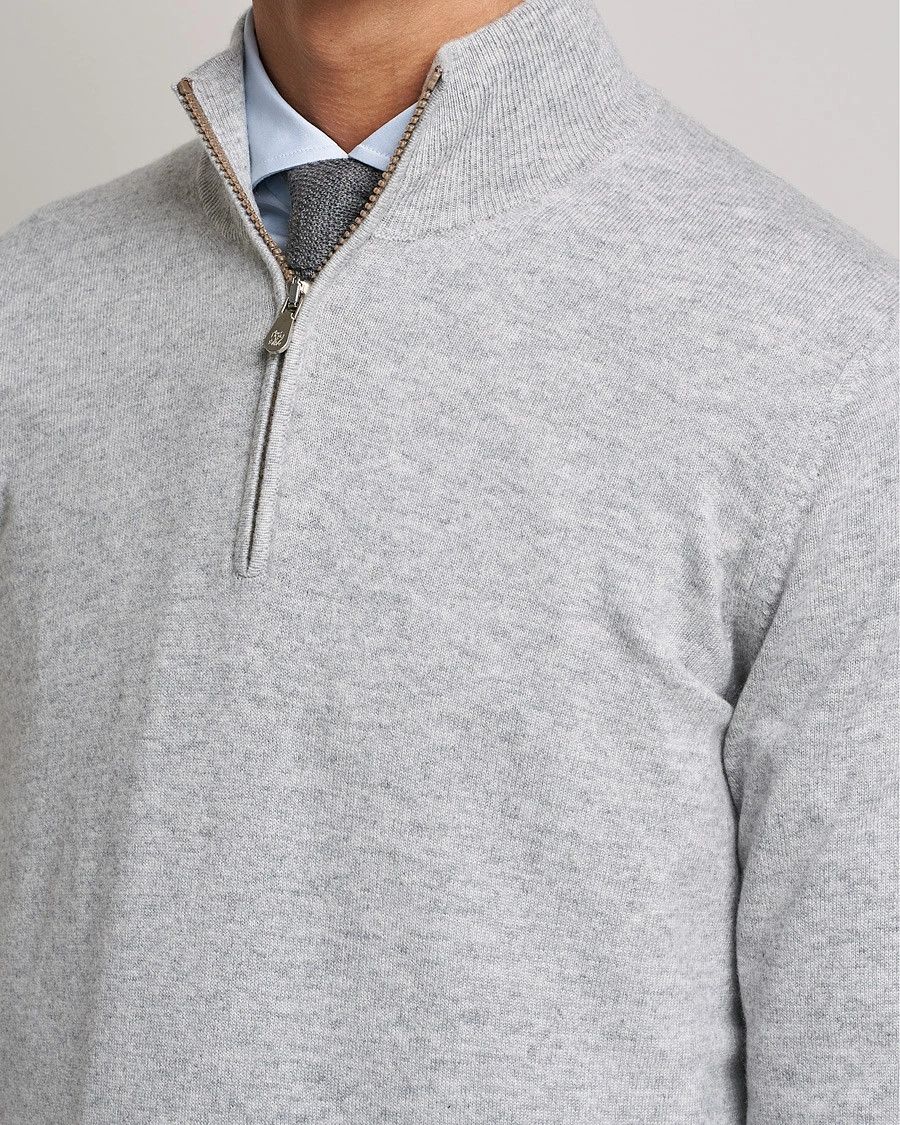 Brunello Cucinelli o1y0526 Sweater in Light Gray Size US L / EU 52-54 / 3 - 5 Thumbnail