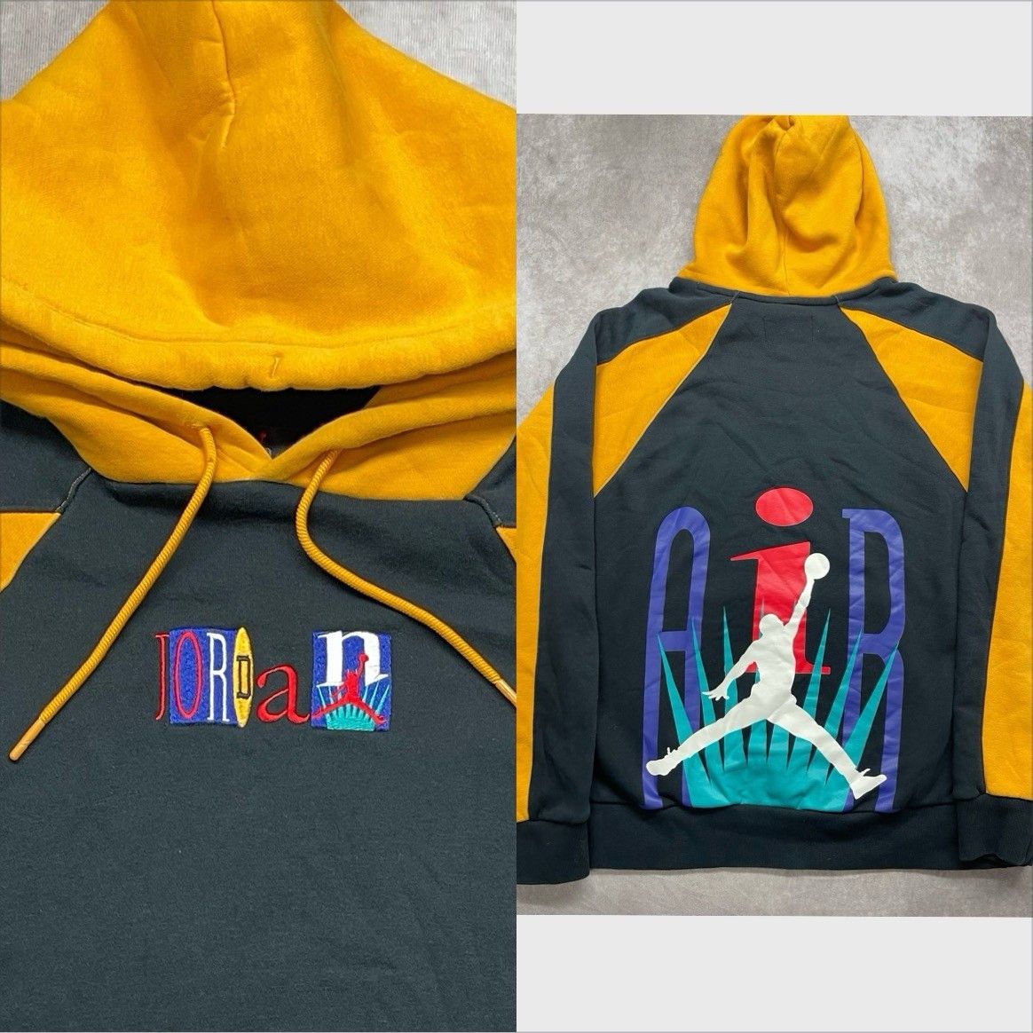 Other Jordan Legacy Flight Nostalgia AJ9 Hoodie Black Gold Pullove Size US L / EU 52-54 / 3 - 1 Thumbnail