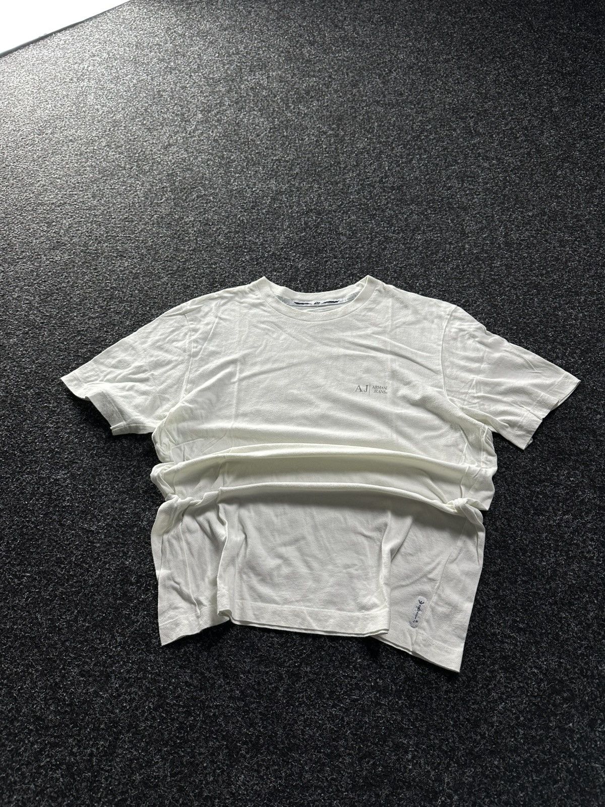 Armani × Vintage 🚨Y2K Big Logo Armani T-shirt Avant Garde Streetwear vntg Size US M / EU 48-50 / 2 - 1 Thumbnail