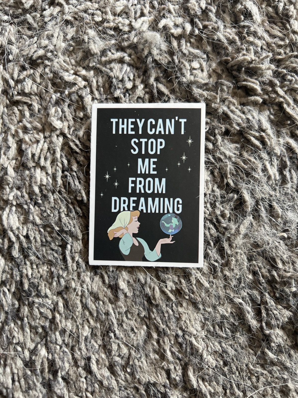 Disney Disney Cinderella They Can’t Stop Me From Dreaming Sticker Size ONE SIZE - 1 Thumbnail