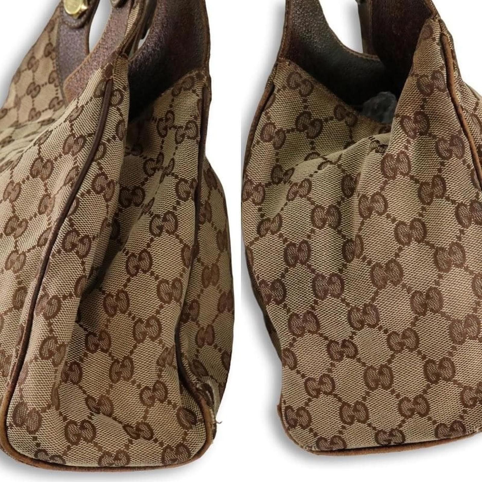 Gucci Gucci - Brown Canvas Shoulder Bag Size ONE SIZE - 4 Thumbnail