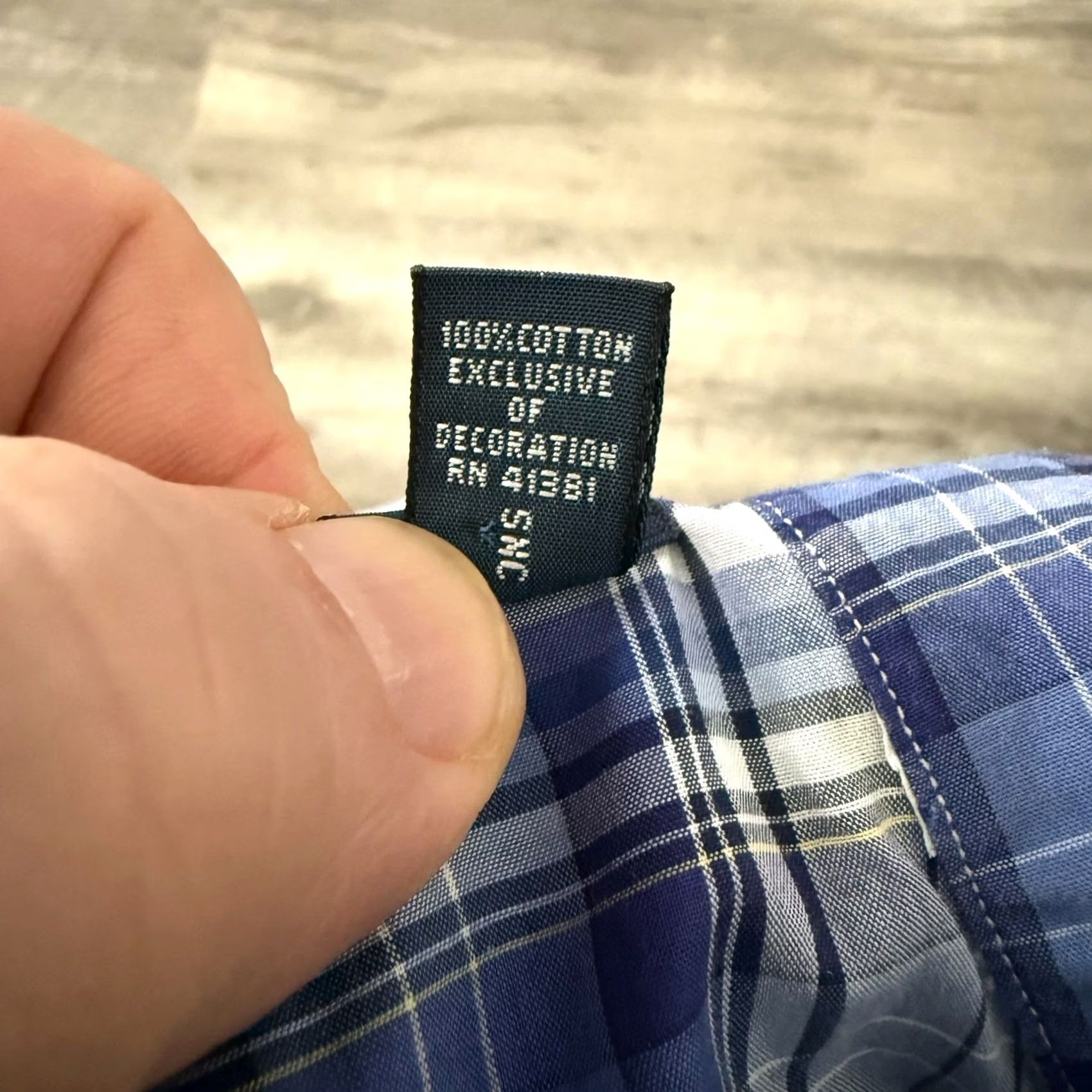 Ralph Lauren Ralph Lauren Shirt Mens XXL Long Sleeve Blue Plaid 100% Cotton Classic Fit Button-Up Shirt Size US XXL / EU 58 / 5 - 4 Thumbnail