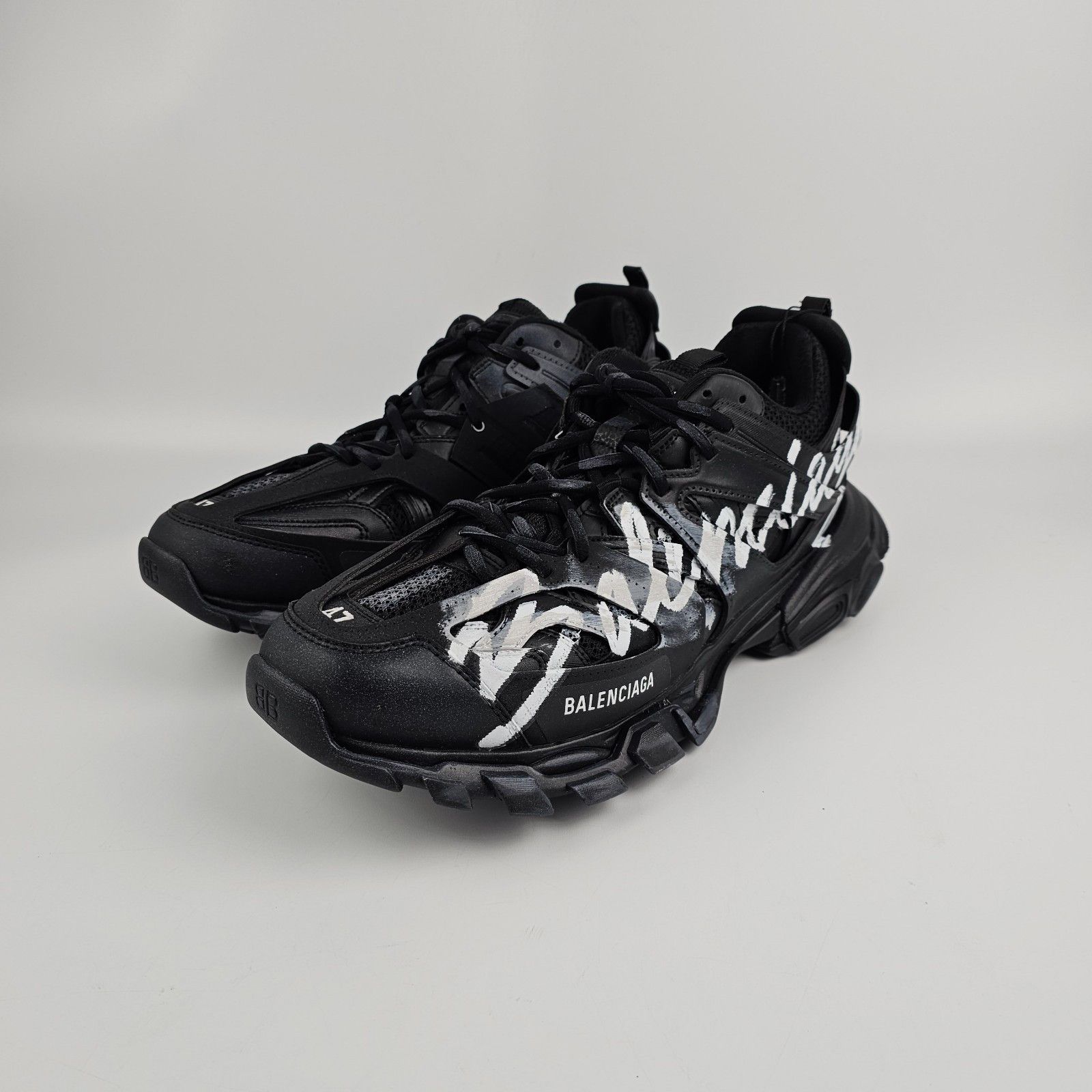 Balenciaga Balenciaga 10XL White/Black Low Top Sneakers New | Grailed