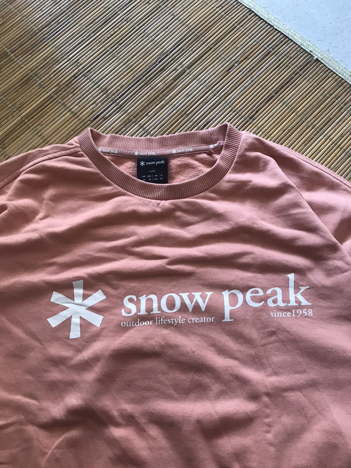 Snow Peak Snow peak sweatshirt Size US L / EU 52-54 / 3 - 4 Thumbnail