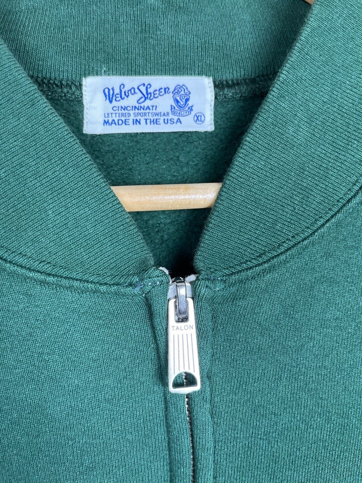 Velva Sheen Vintage Inspired Velva Sheen Full Zip Sweatshirt USA Talon Size US XL / EU 56 / 4 - 10 Thumbnail