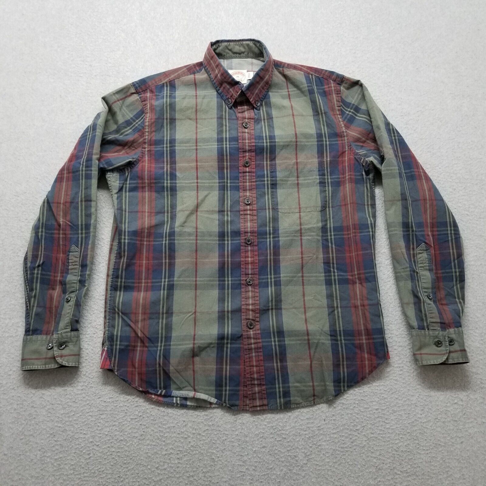 Brooks Brothers Brooks Brothers Shirt Plaid Button Up Long Sleeve Pocket Size US M / EU 48-50 / 2 - 1 Thumbnail