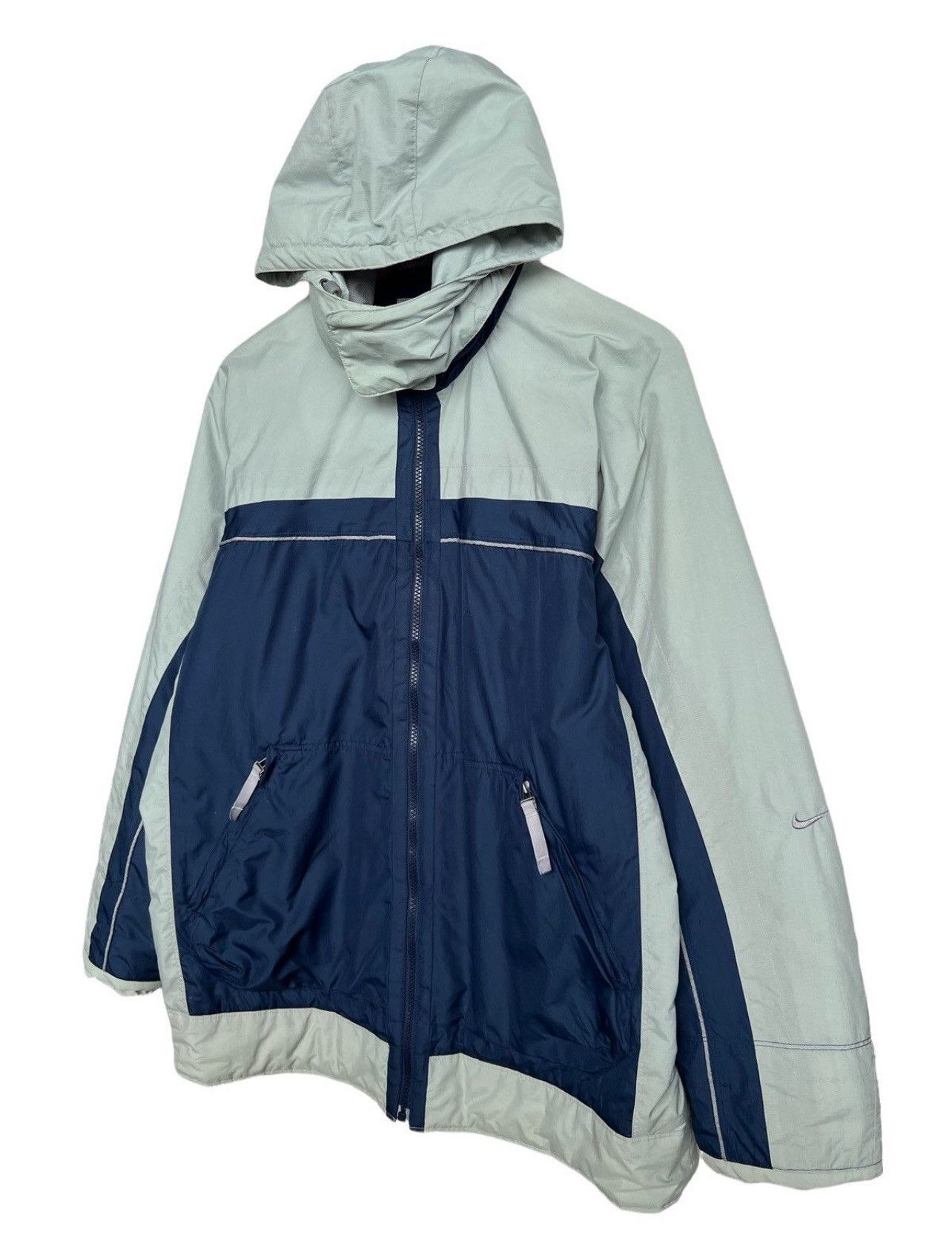 Nike × Stussy Vintage Nike Windbreaker Light Jacket Hooded Jacket Size US L / EU 52-54 / 3 - 3 Thumbnail