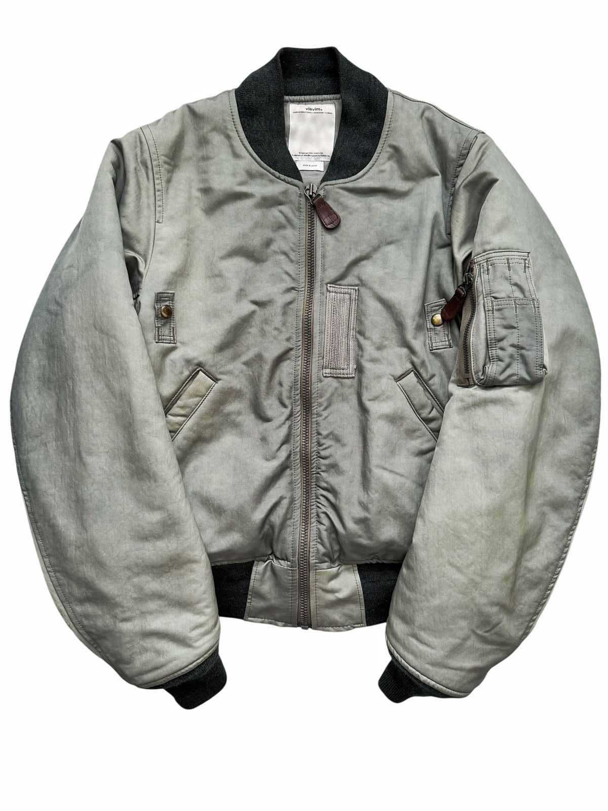 Visvim OG 2015 Flag Thorson Bomber American JKT Stars MA1 Size US S / EU 44-46 / 1 - 2 Thumbnail