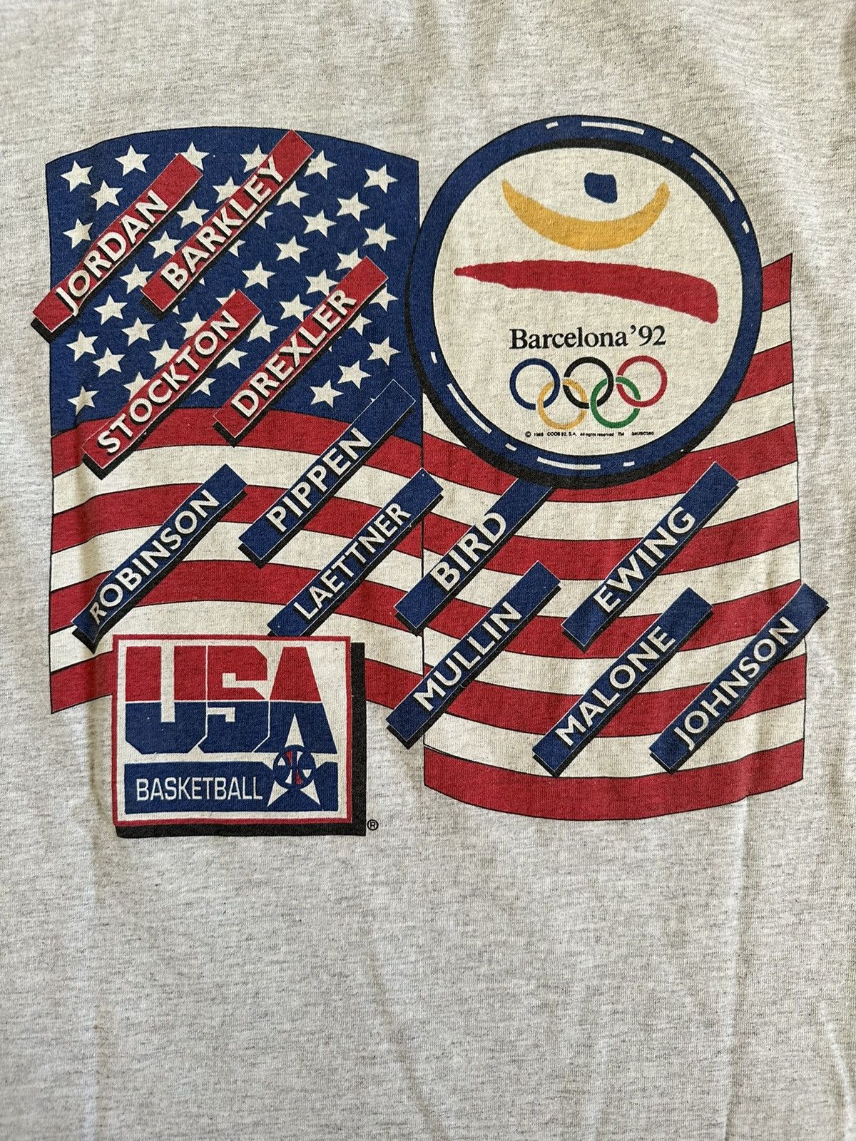 USA Olympics × Vintage Vintage SALEM ‘92 USA Basketball Olympic Dream Team Size US L / EU 52-54 / 3 - 3 Thumbnail