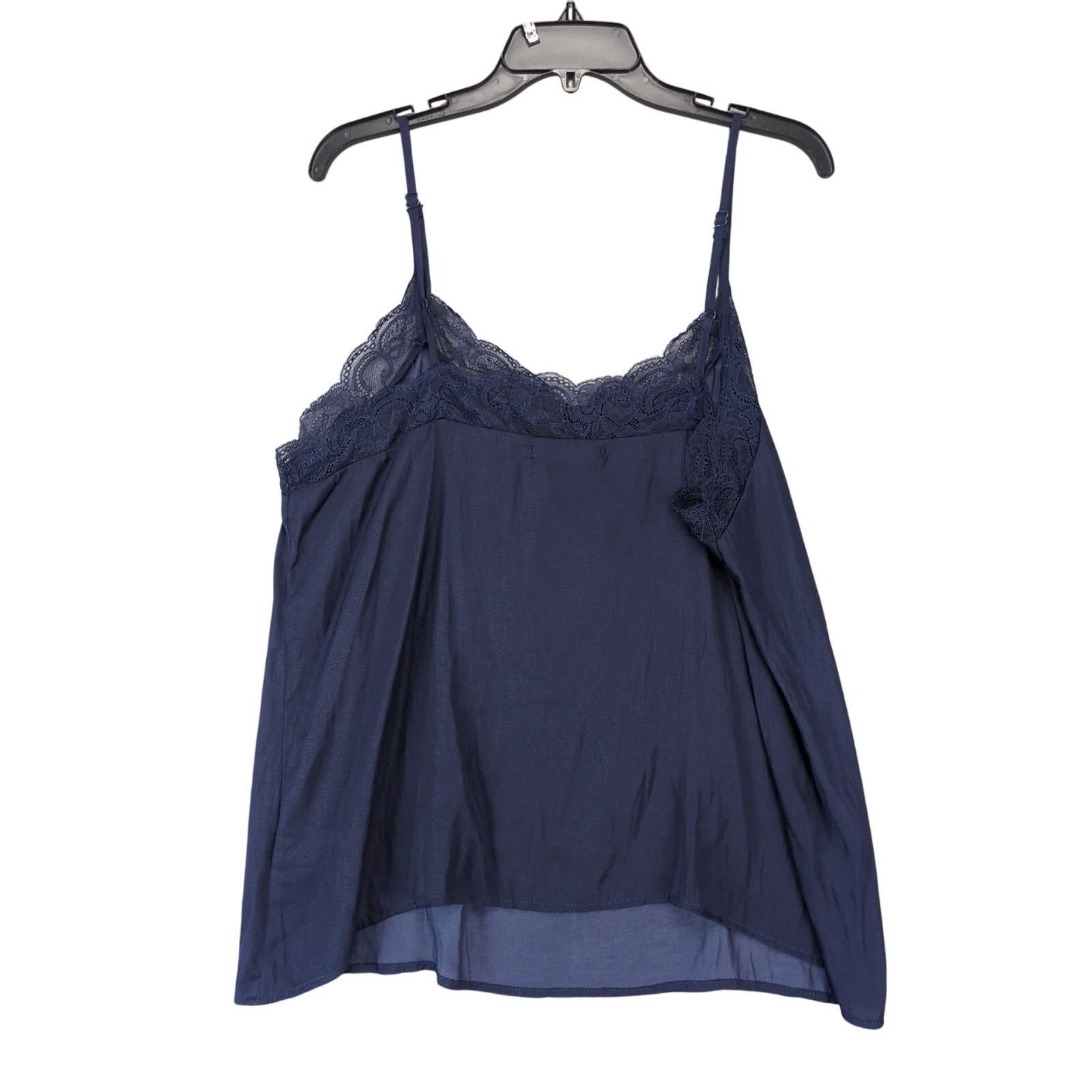 Other Mustard Seed Navy Blue Satin Lace Camisole Top Women's XL Size XL / US 12-14 / IT 48-50 - 2 Thumbnail