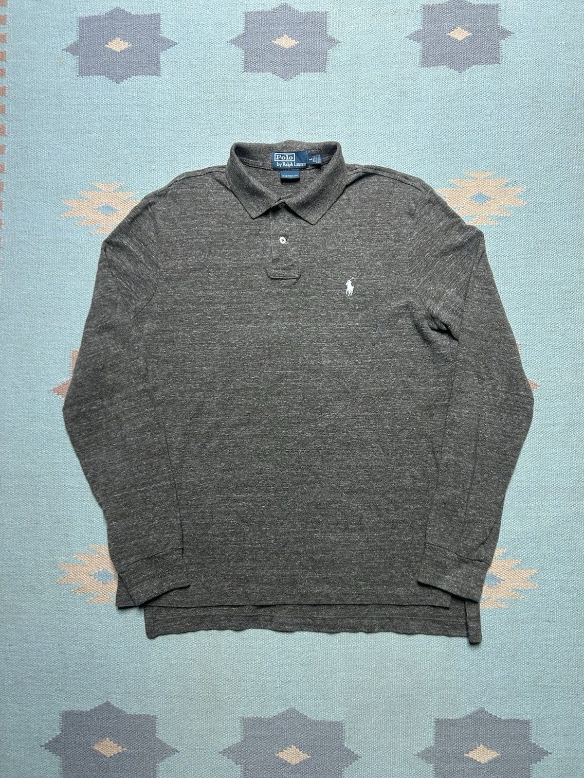 Polo Ralph Lauren Polo Ralph Lauren polo shirt custom fit heather brown large Size US L / EU 52-54 / 3 - 1 Thumbnail