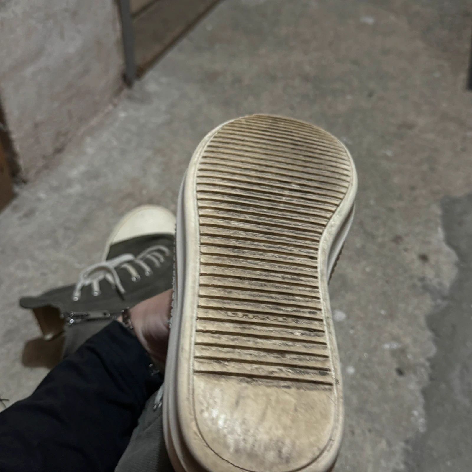 Rick owens drkshdw high top ramones
