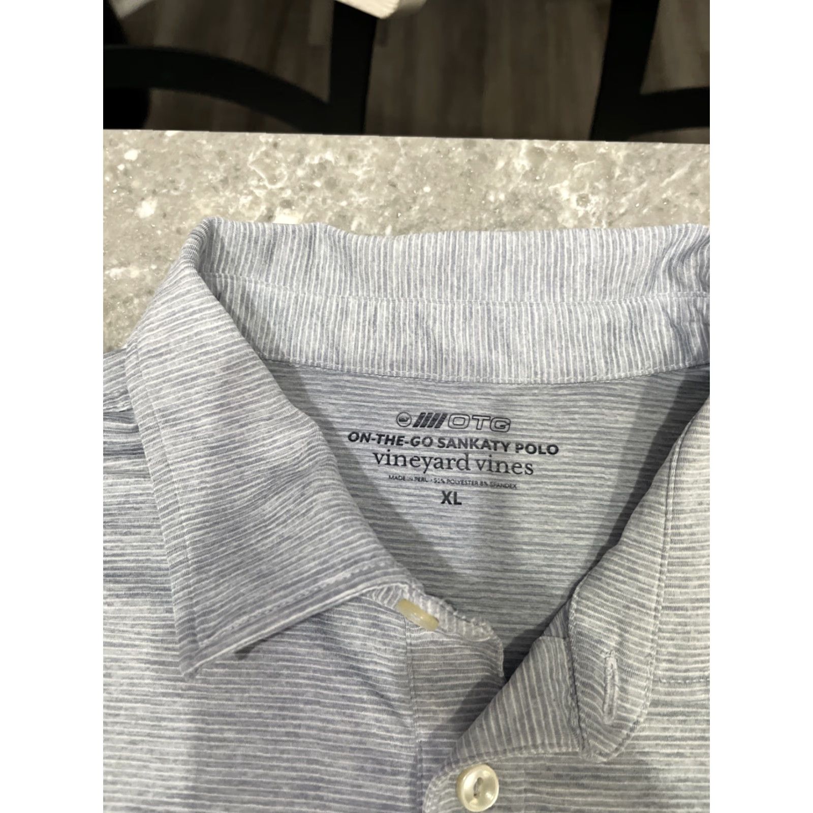 Vineyard Vines Vineyard Vines Polo Shirt OTG On-The-Go Sankaty Performance Regular XL Men Striped Multicolor Short Sleeve Button Collared Logo Stretch Size US XL / EU 56 / 4 - 3 Thumbnail
