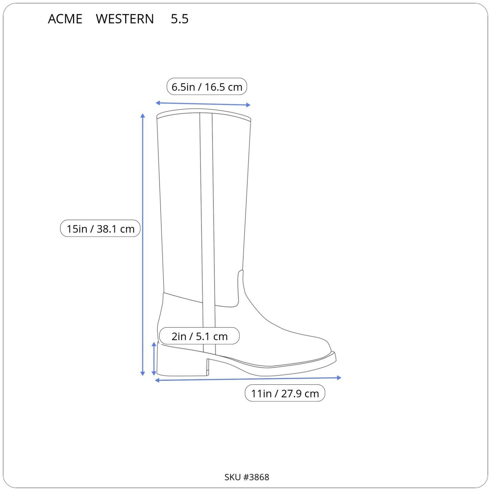 Acme Clothing Vintage ACME Womens Boots Yellow Leather Size 5.5 Made USA Size US 5.5 / IT 35.5 - 5 Thumbnail