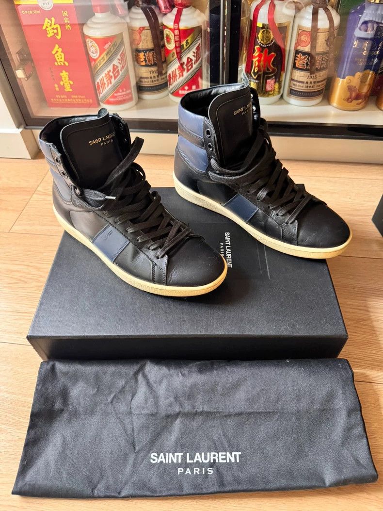Saint Laurent Paris Saint laurent paris 13AW first year high-top sneakers shoes Size US 7 / EU 40 - 6 Thumbnail